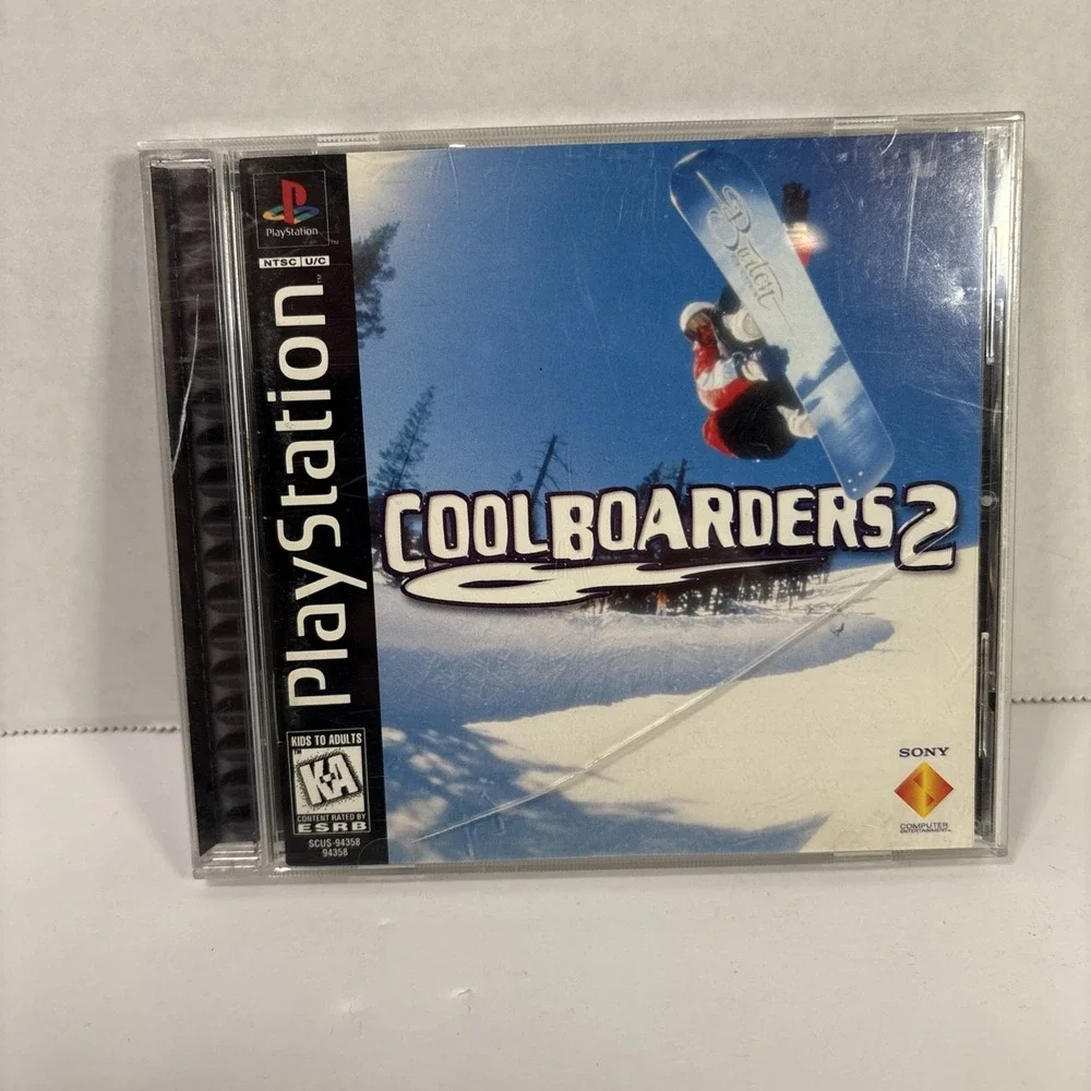 Cool Boarders 2 Sony PlayStation 1 PS1 1997 Snowboarding Game SCUS-94358 NTSC